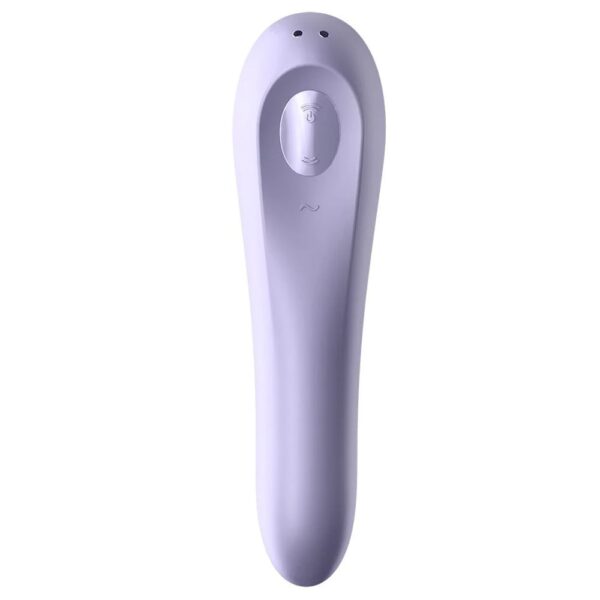 Sugador 2 em 1 recarregável com 11 intensidades de sucção e vibração - satisfyer dual pleasure - Image 4