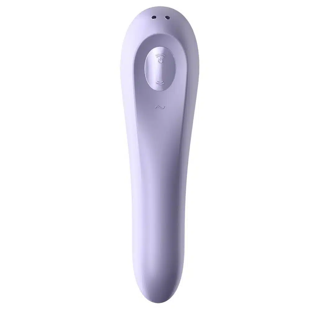 Sugador 2 em 1 recarregável com 11 intensidades de sucção e vibração  satisfyer dual pleasure  Imagem 4