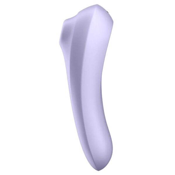 Sugador 2 em 1 recarregável com 11 intensidades de sucção e vibração - satisfyer dual pleasure - Image 5