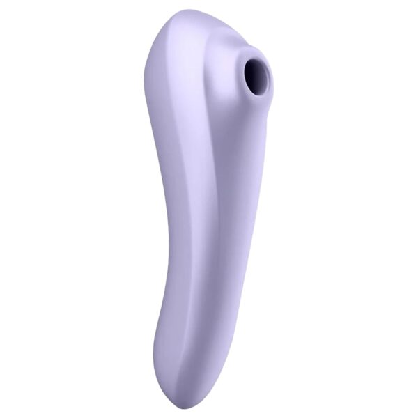 Sugador 2 em 1 recarregável com 11 intensidades de sucção e vibração - satisfyer dual pleasure - Image 2