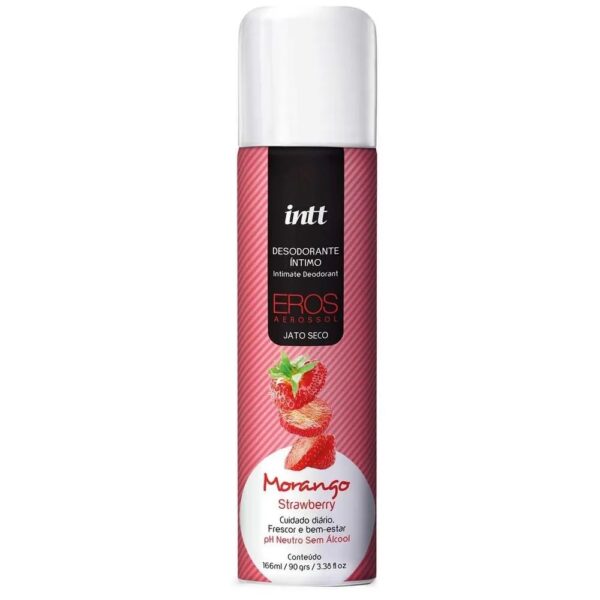 Desodorante íntimo feminino de Morango - intt Eros 166 ml