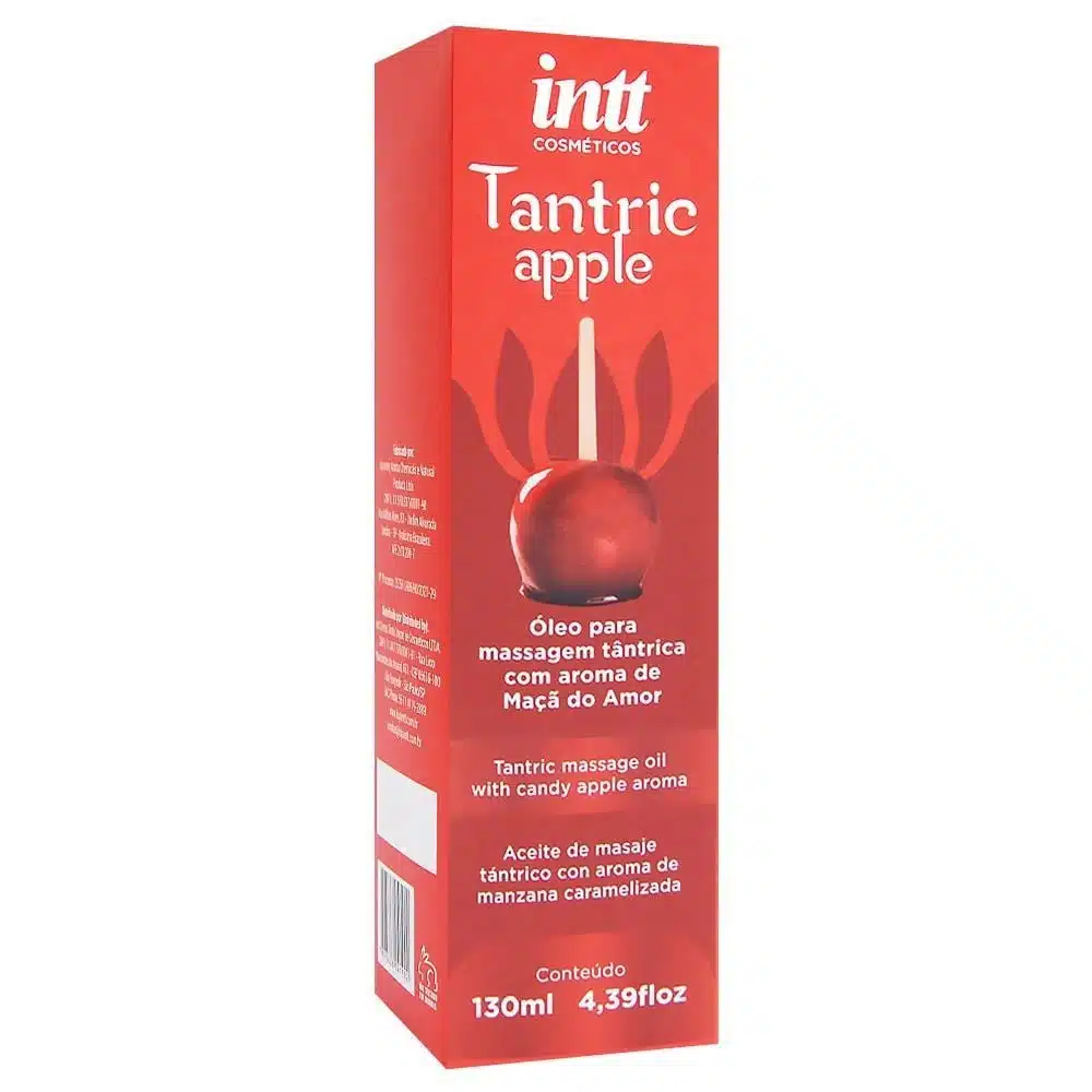 Tantric Apple  Óleo para massagem tântrica 130ml intt  Imagem 5