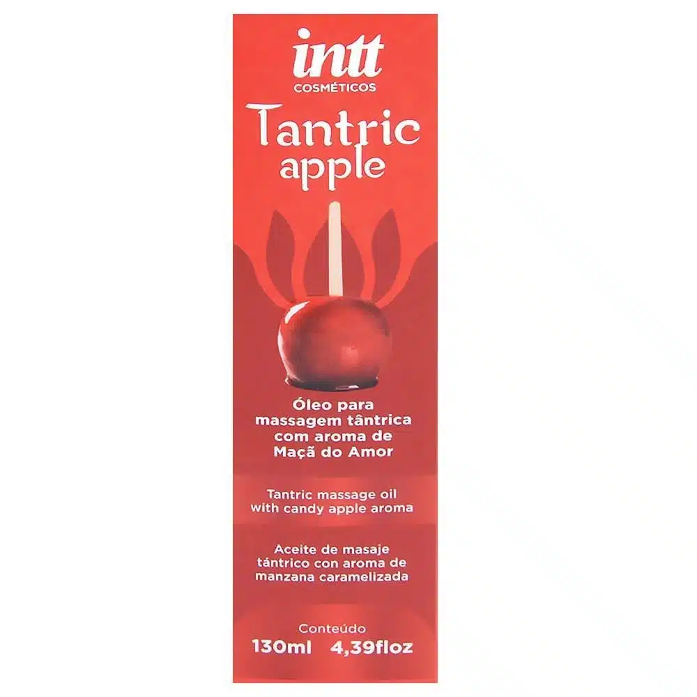 Tantric Apple  Óleo para massagem tântrica 130ml intt  Imagem 4