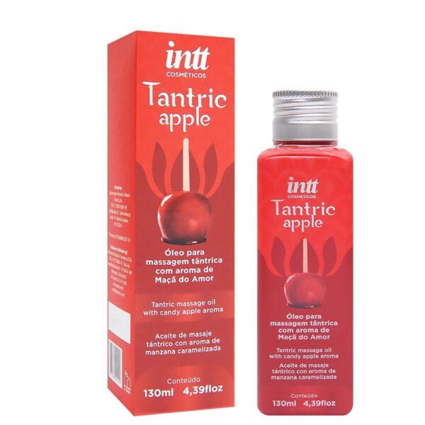 Intt tantric apple - Óleo para massagem tântrica com aroma de maçã do amor 130ml