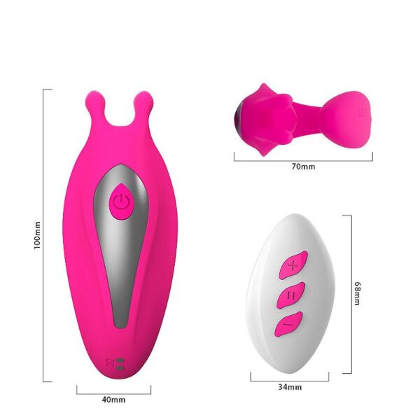 Vibrador de casal com controle remoto mody 12 vibrações - Image 8