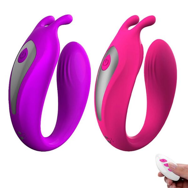 Vibrador de casal com controle remoto mody 12 vibrações