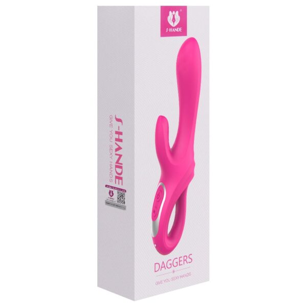 S-hande Daggers Vibrador de Ponto G e Clitóris com 9 Modos de Vibração - Roxo - Image 11