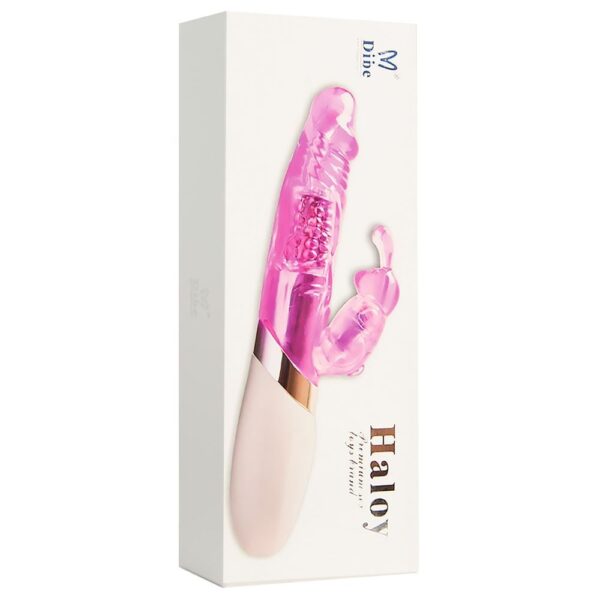 iGox - Vibrador Jack Rabbit Rotativo USB em Jelly Roxo - Image 7