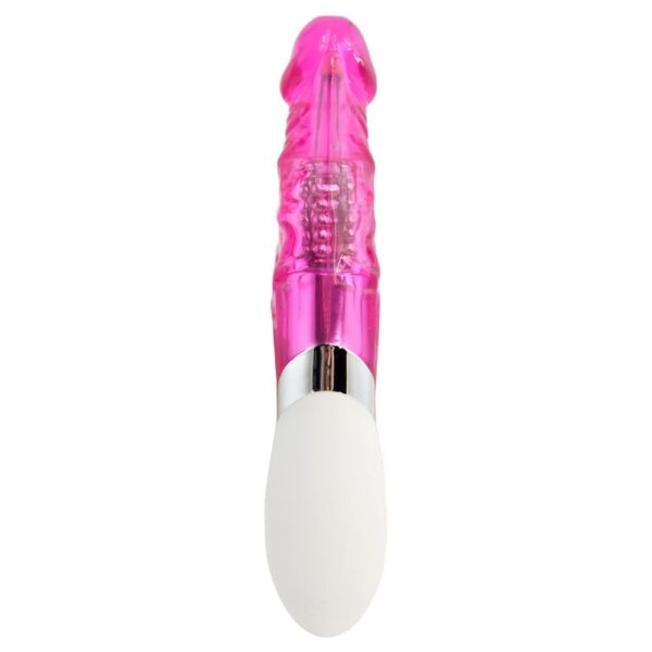 iGox - Vibrador Jack Rabbit Rotativo USB em Jelly Roxo - Image 2