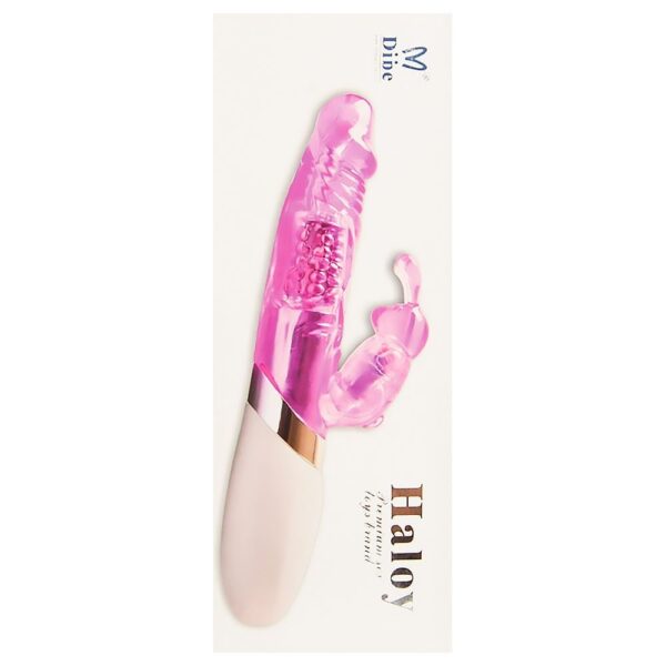 iGox - Vibrador Jack Rabbit Rotativo USB em Jelly Roxo - Image 6