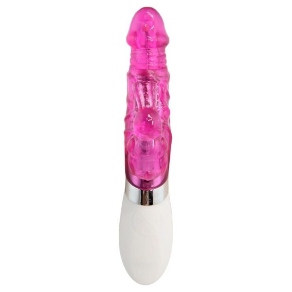 iGox - Vibrador Jack Rabbit Rotativo USB em Jelly Roxo - Image 4