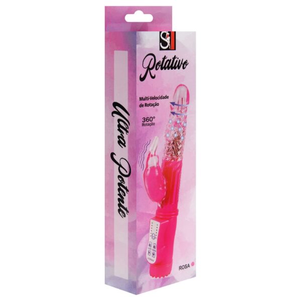 Vibrador Jack Rabbit Rotativo com 8 Funções de Rotação e 36 de Vibração - Rosa - Image 9