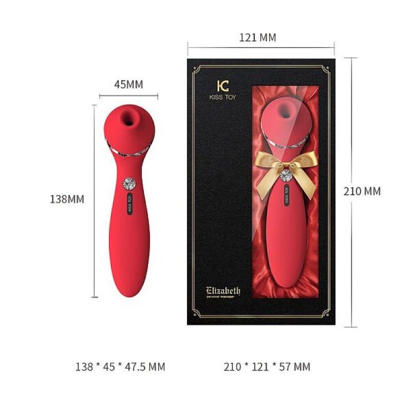 Vibrador Estimulador de Clitóris com pulsação Elizabeth - Kisstoy - Image 4