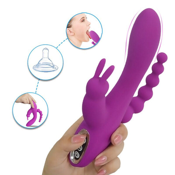 Oley vibrador ponto g e clitóris com tripla estimulação - Image 14