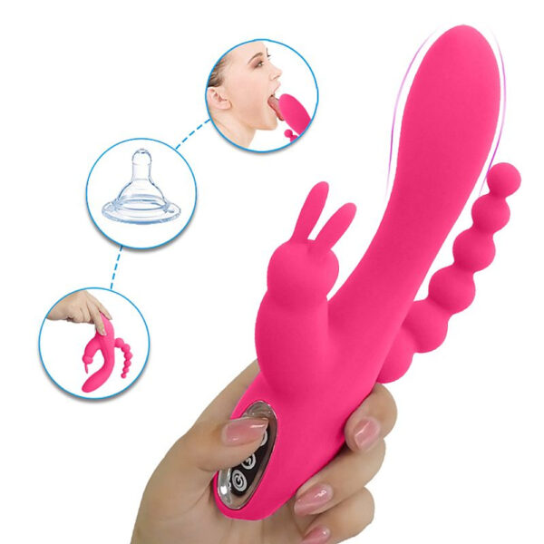 Oley vibrador ponto g e clitóris com tripla estimulação - Image 12