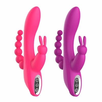 Oley vibrador ponto g e clitóris com tripla estimulação 30 15175126181 7398 01