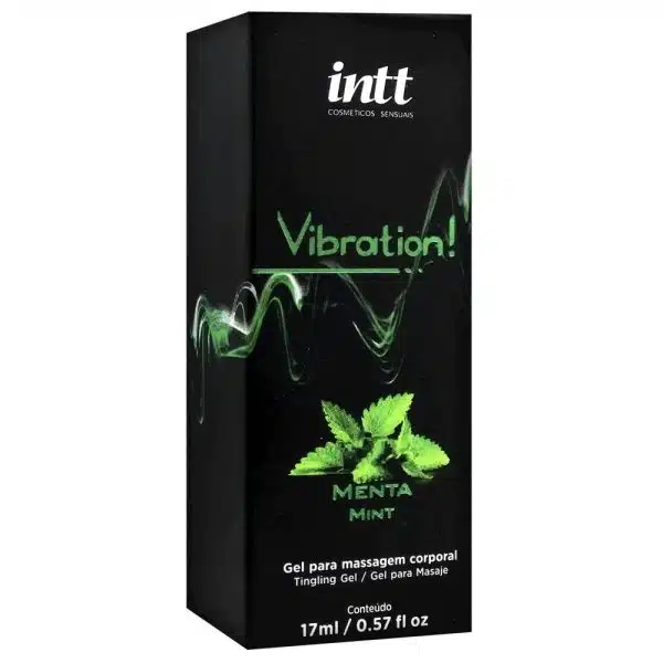 Vibrador líquido vibração menta intt - Gel excitante unissex que vibra, pulsa e esquenta - Imagem 3