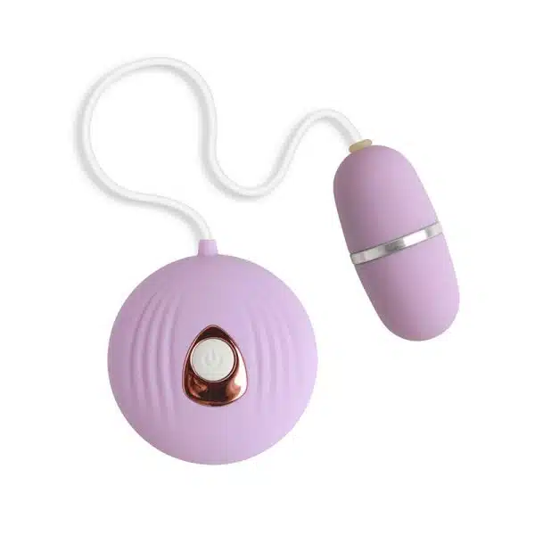 Powerfull - bullet em silicone com 7 modos de velocidades e controle remoto com fio - 5,3 x 2,5 cm - Imagem 2