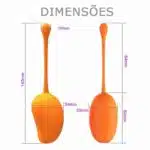 Kit De Pompoarismo Kegel Ball Set Mango 3 – Adão E Eva - Imagem 6