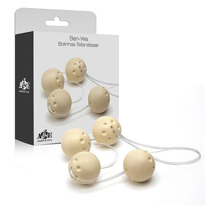 Conjunto Pompoarismo 4 Bolas Ben Wa - Marfim