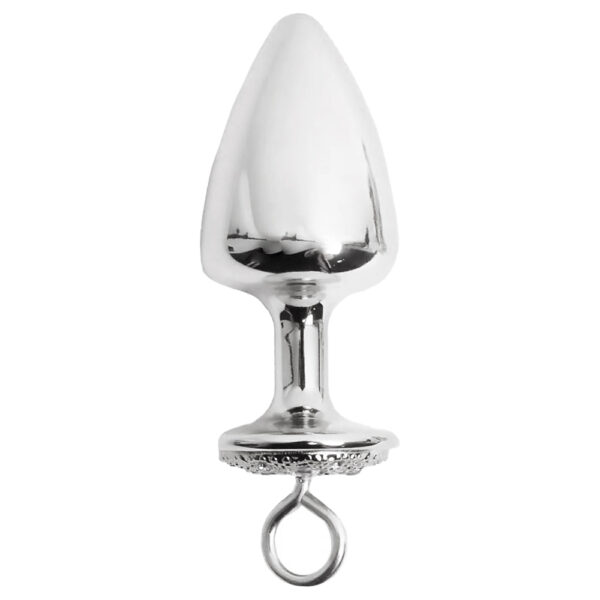 Kit algemas com plug anal cravejado com strass tamanho M - Hard Metal - Image 12