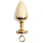 Kit algemas com plug anal cravejado com strass tamanho M - Hard Metal - Imagem 11
