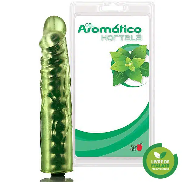 Pênis Realistico Hortelã slin style gel articulado - Adão e Eva