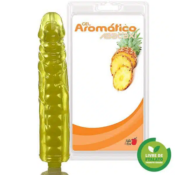 Pênis em Gel articulado Abacaxi slin style  -  Adão e Eva