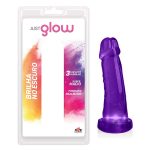 Pênis Realístico com LED 8 Lilás 16X4cm - Just Glow