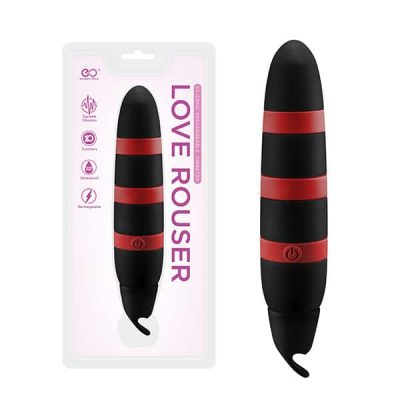 Vibrador recarregável clássico love rouser com língua