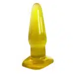 Plug Anal Translúcido em Gel – Amarelo - Imagem 2
