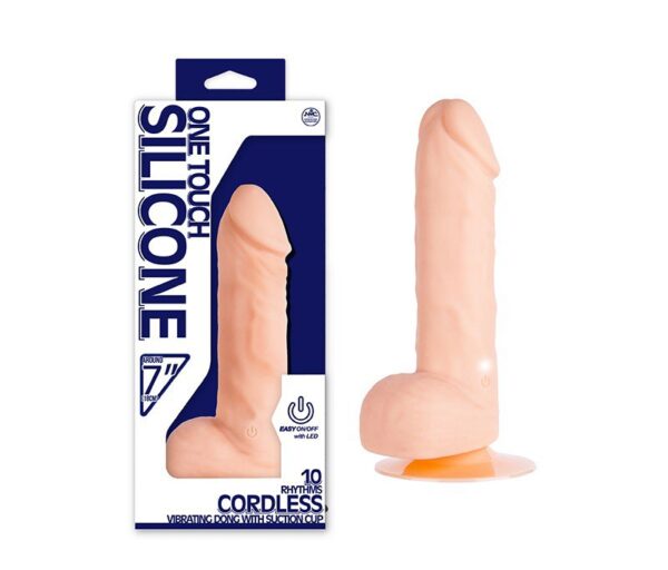 Penis Realistico 18cm Com Ventosa One Touch Silicone - Nanma