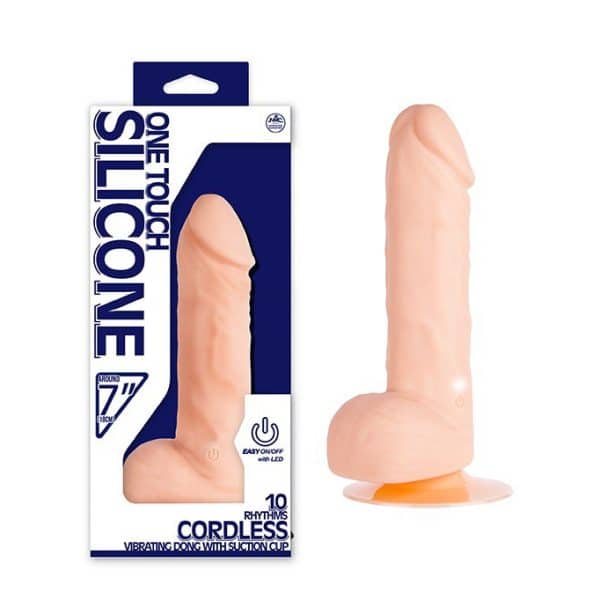 Penis Realistico 18cm Com Ventosa One Touch Silicone - Nanma
