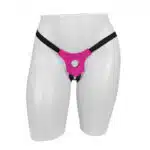 Cinta Strap On Universal Em Vinil Rosa Para Pênis Com Ou Sem Vibro - Imagem 3