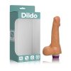 Dildo - Pênis Realístico com escroto e vibrador multi-velocidade 19x4,5cm