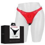 Cinta Peniana Strap On Vinil Ajust Vermelho - Adão e Eva