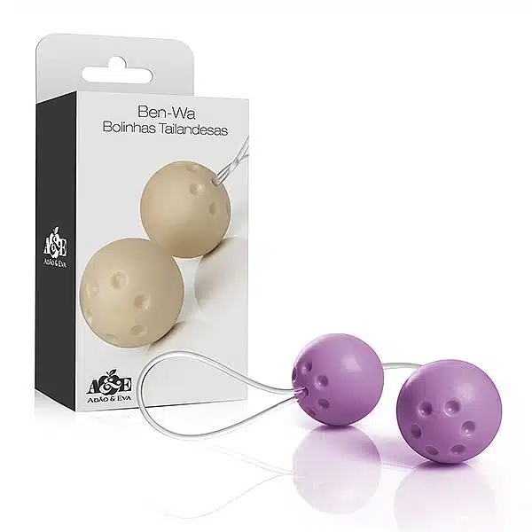 Ben Wa Conjunto de 2 Bolas para Pompoarismo - Lilás