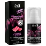 Intt vibration chiclete - Vibrador liquido unissex que vibra, pulsa e esquenta e ainda é beijável