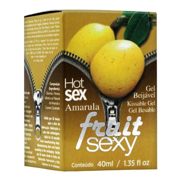 Intt fruit sexy - Gel beijável corporal que esquenta - 40 ml | sabor: Amarula - Image 3