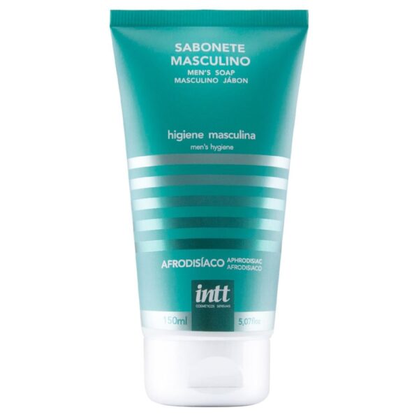 Sabonete Afrodisíaco Sensual Masculino Líquido 150ml - Intt