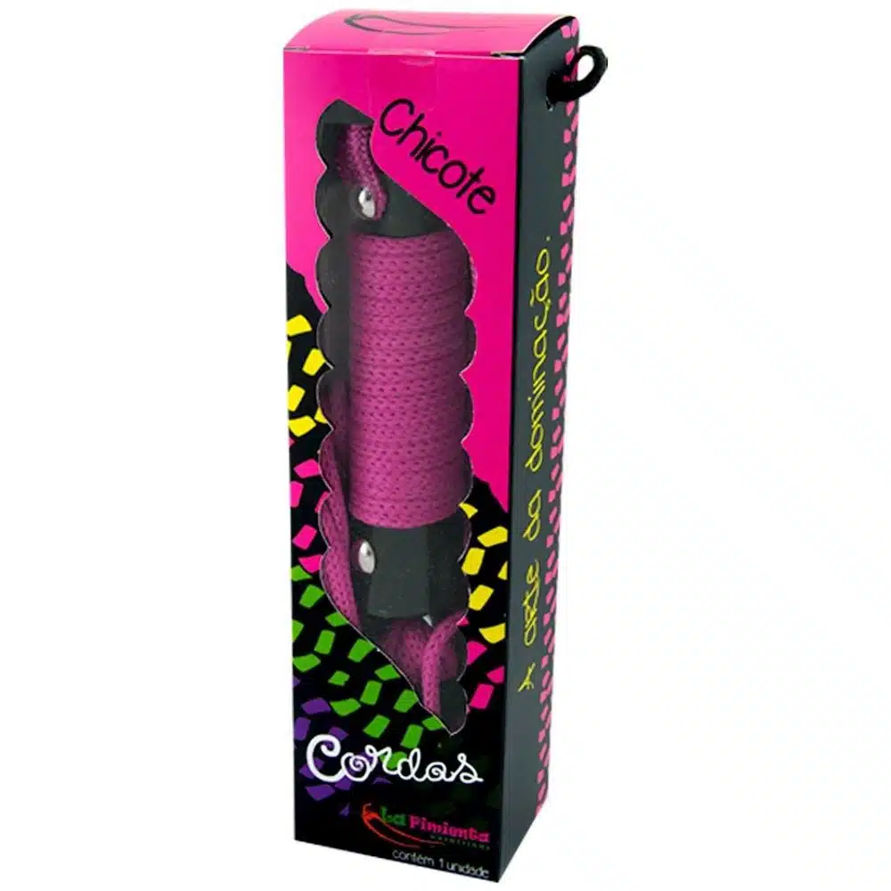 Chicote Pink cordas new la pimienta  Imagem 2