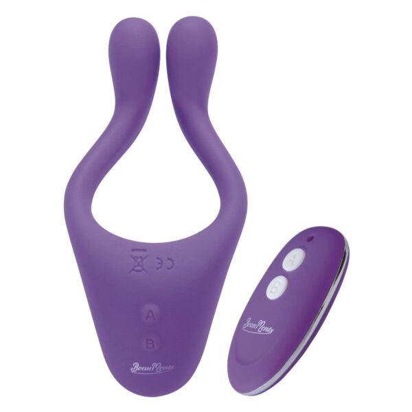 Vibrador Doppio 2.0 Purple Aveludado a Prova D'água com 10 Modos de Vibração - Image 2