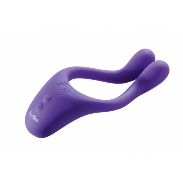 Vibrador Doppio 2.0 Purple Aveludado a Prova D'água com 10 Modos de Vibração - Image 5