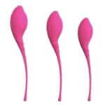 Kit Pompoar com 3 Esferas de Pesos Variados Lamboll S-Hande - Rosa