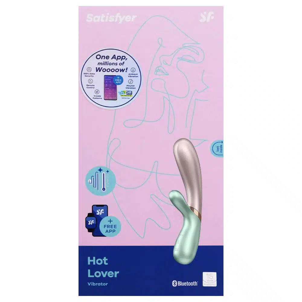 Estimulador Clitoriano e Ponto G Com 2 Motores e Aplicativo  Satisfyer Hot Lover  Verde  Imagem 7