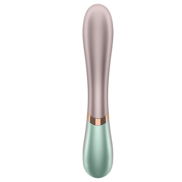 Estimulador Clitoriano e Ponto G Com 2 Motores e Aplicativo - Satisfyer Hot Lover - Verde - Image 5