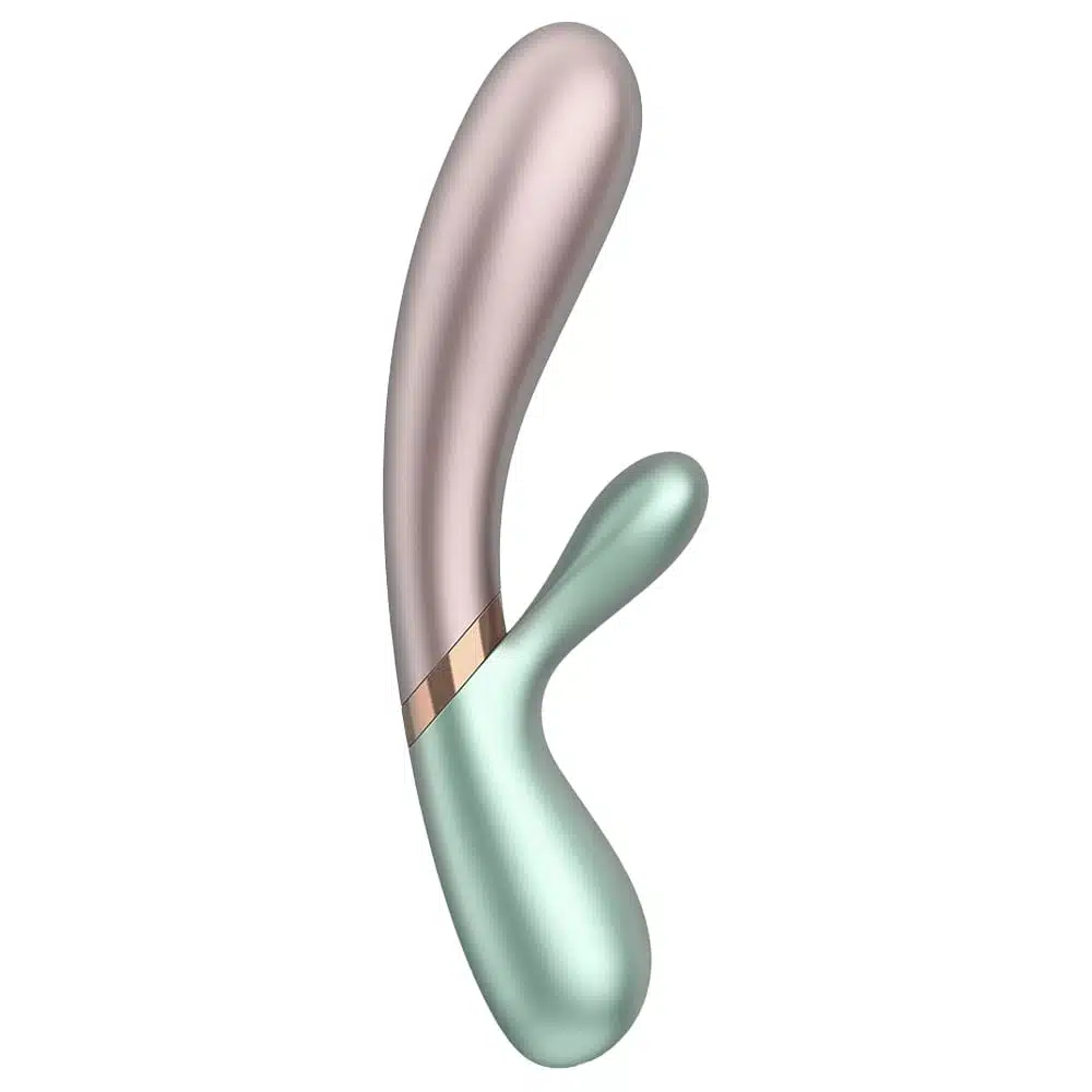 Estimulador Clitoriano e Ponto G Com 2 Motores e Aplicativo  Satisfyer Hot Lover  Verde  Imagem 4