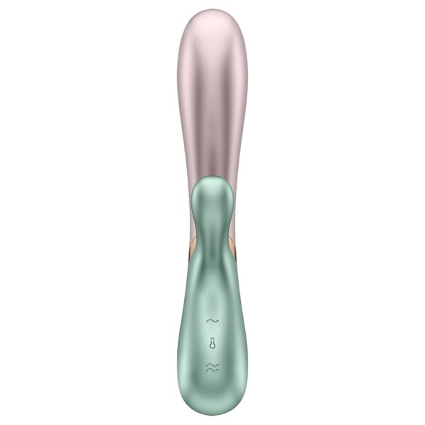 Estimulador Clitoriano e Ponto G Com 2 Motores e Aplicativo - Satisfyer Hot Lover - Verde - Image 3