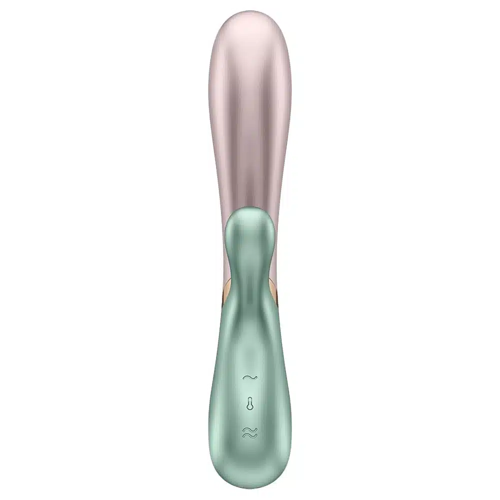 Estimulador Clitoriano e Ponto G Com 2 Motores e Aplicativo  Satisfyer Hot Lover  Verde  Imagem 3