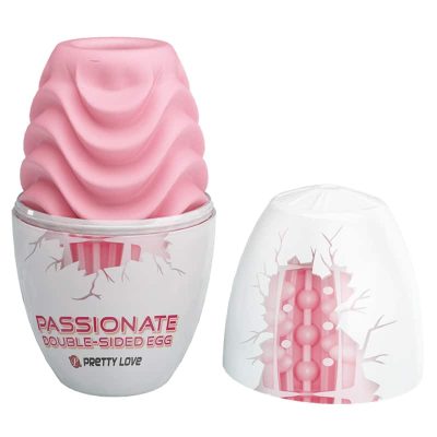 Pretty love passionate - Masturbador masculino em formato de "egg" com textura dupla - 8,4 x 4,6 cm 11 15185426373 bi 014832 1 01 2